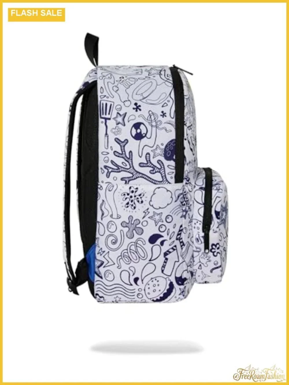 SpongeBob Large Water-Resistant Laptop Backpack with Padded Straps